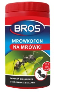 BROS-Mrówkofon środek na mrówki120g+25G