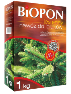 BIOPON nawóz JESIENNY do IGLAKÓW 3kg